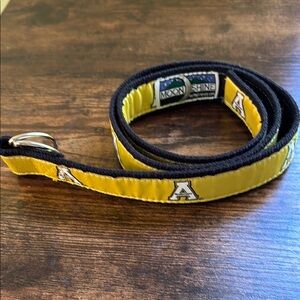 Moon Shine Yellow and Black Appalachian State University Belt Size Small‎